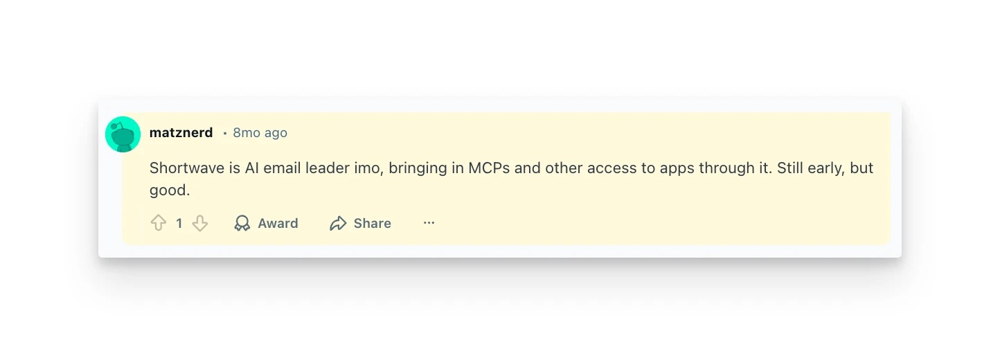 Shortwave Customer Review